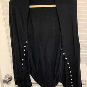 Black w/Pearls Shrug